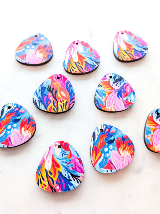 Wood - 3cm Pebble - Abstract Art - 02