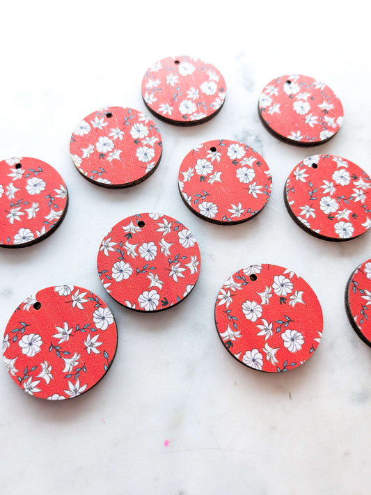 Wood - 3cm Circle - Darling Days - 24