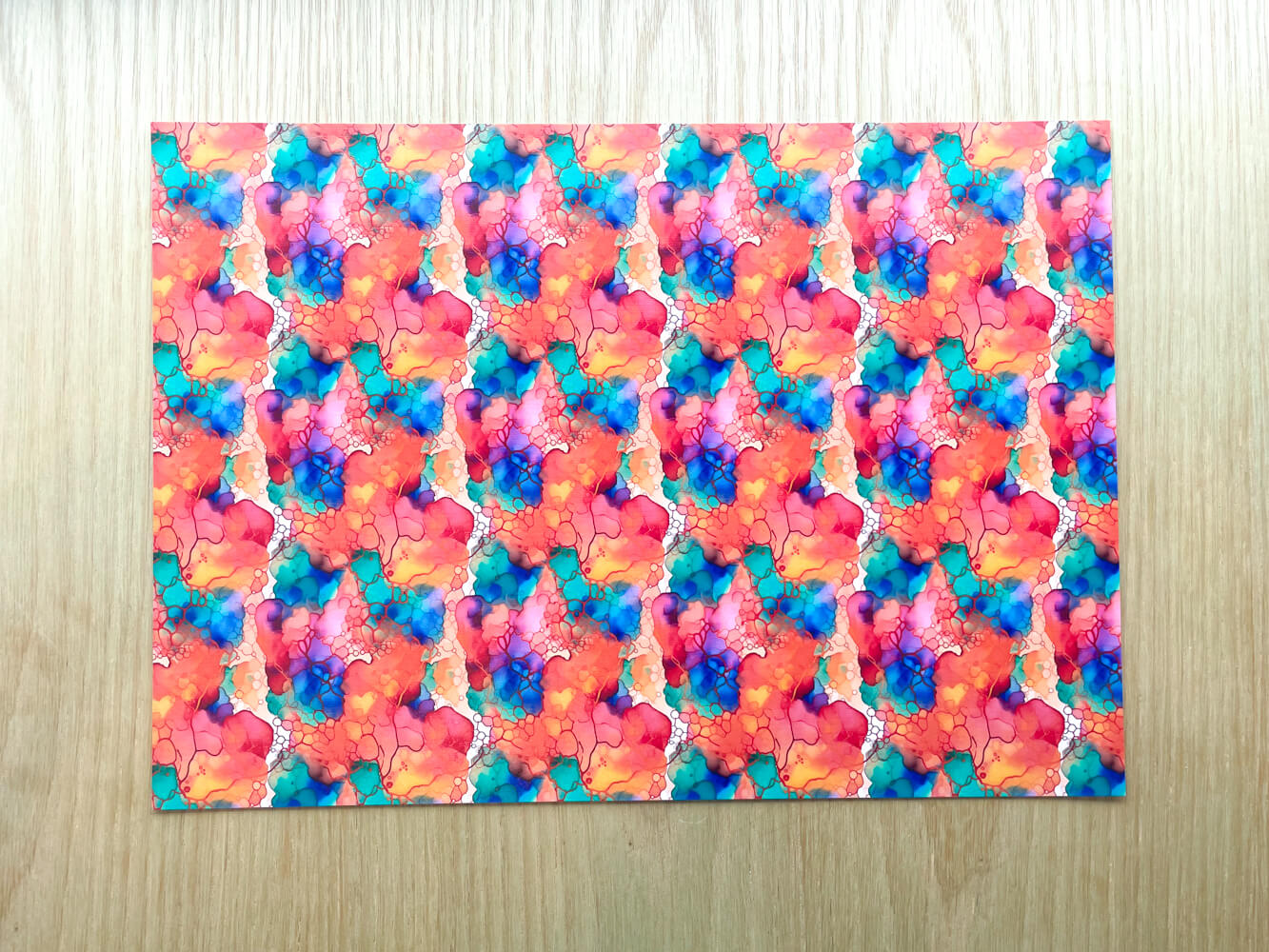 A4 Yupo Paper - Alcohol Ink - 03