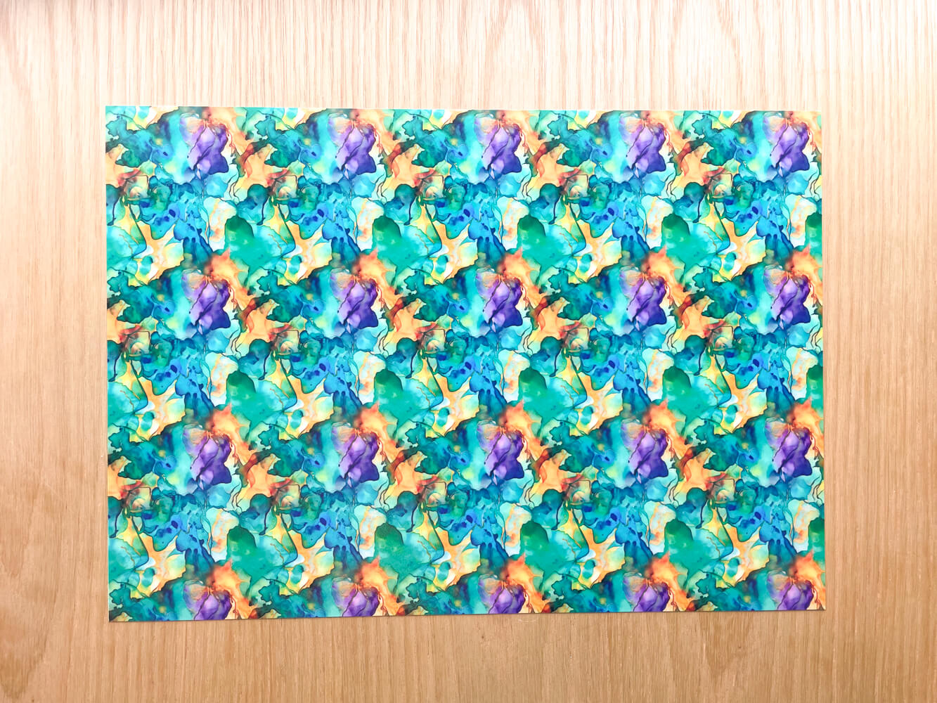 A4 Yupo Paper - Alcohol Ink - 07