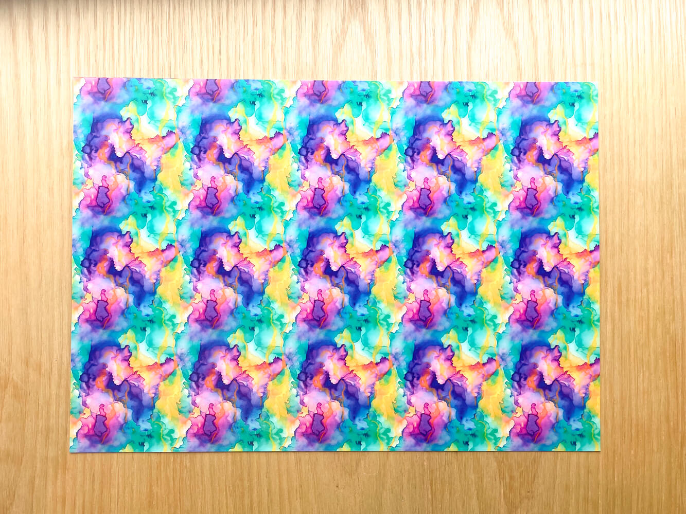 A4 Yupo Paper - Alcohol Ink - 05