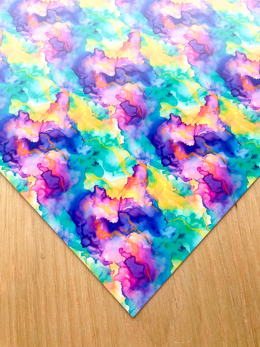 A4 Yupo Paper - Alcohol Ink - 05