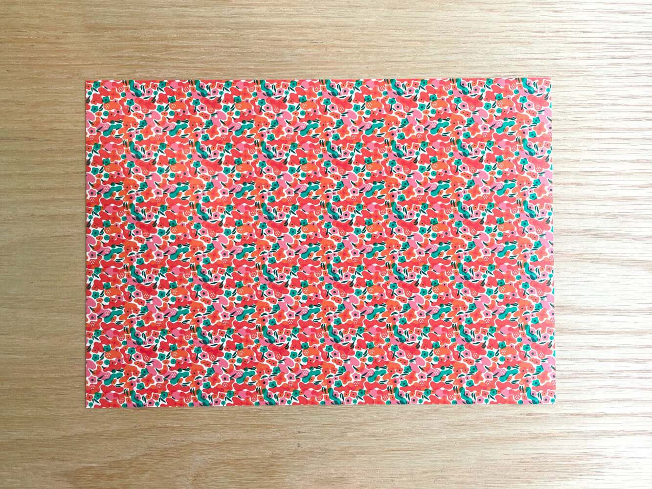 A5 Yupo Paper - Abstract Floral - 77