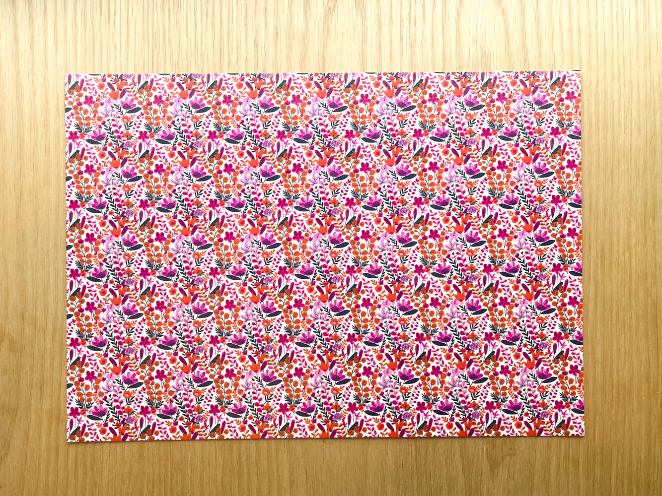 A4 Yupo Paper - Bold Floral - 88