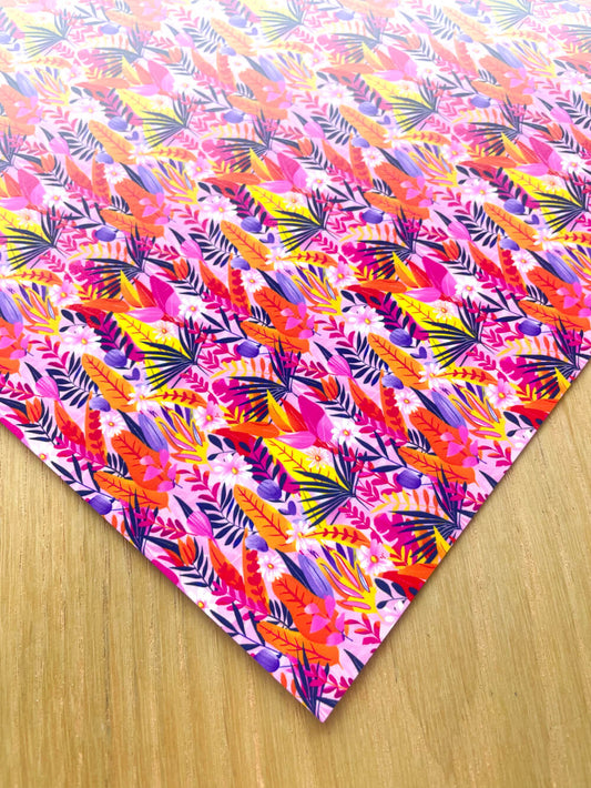 A4 Yupo Paper - Bold Floral - 92