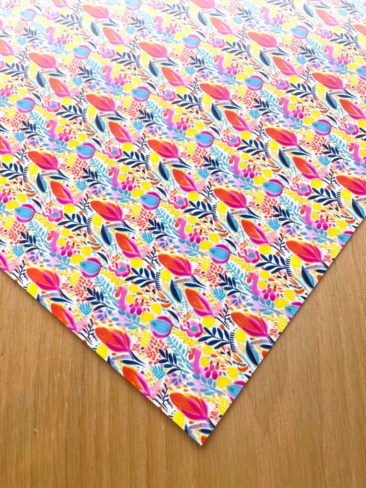 A4 Yupo Paper - Bold Floral - 80