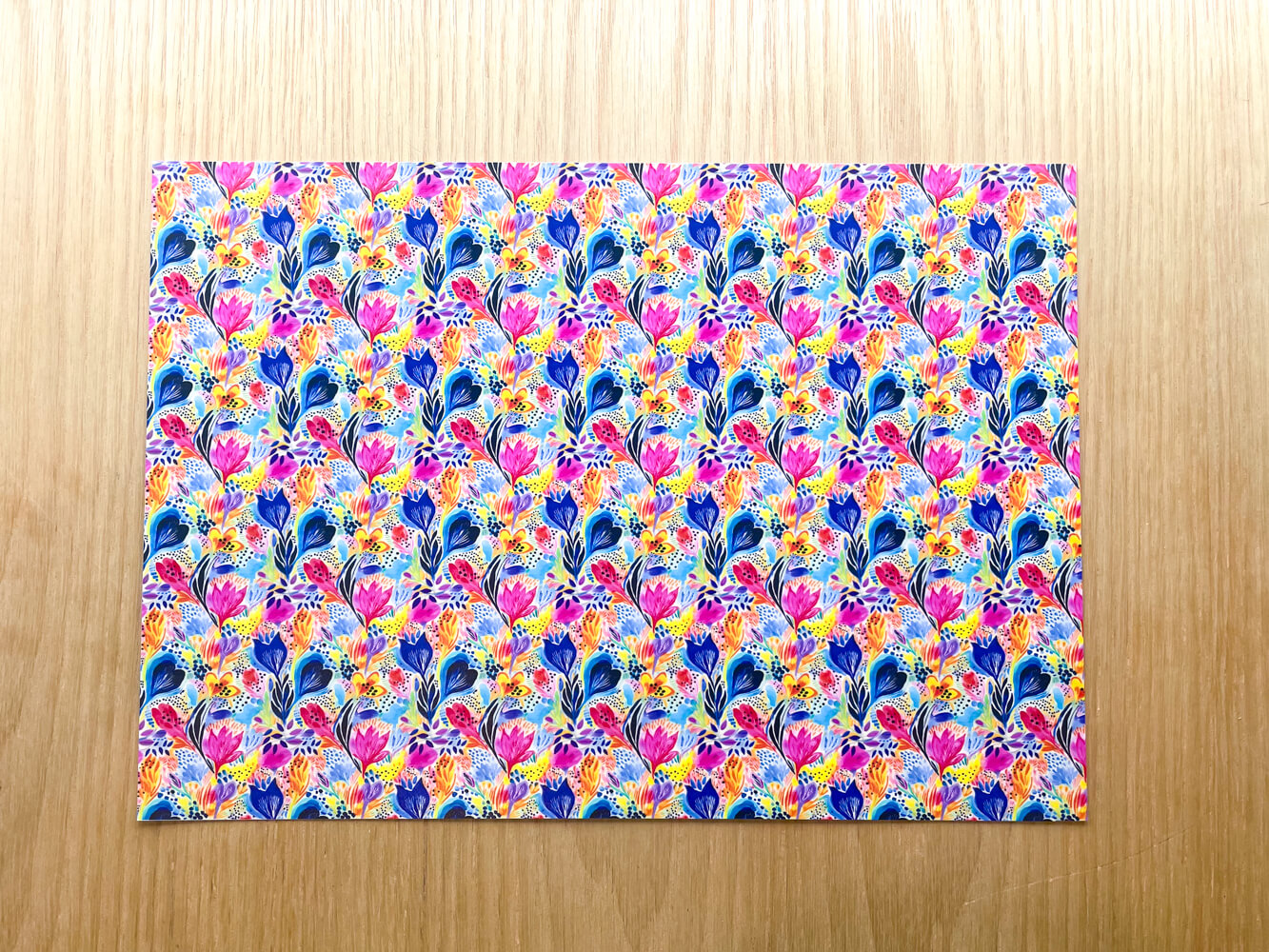 A4 Yupo Paper - Bold Floral - 77