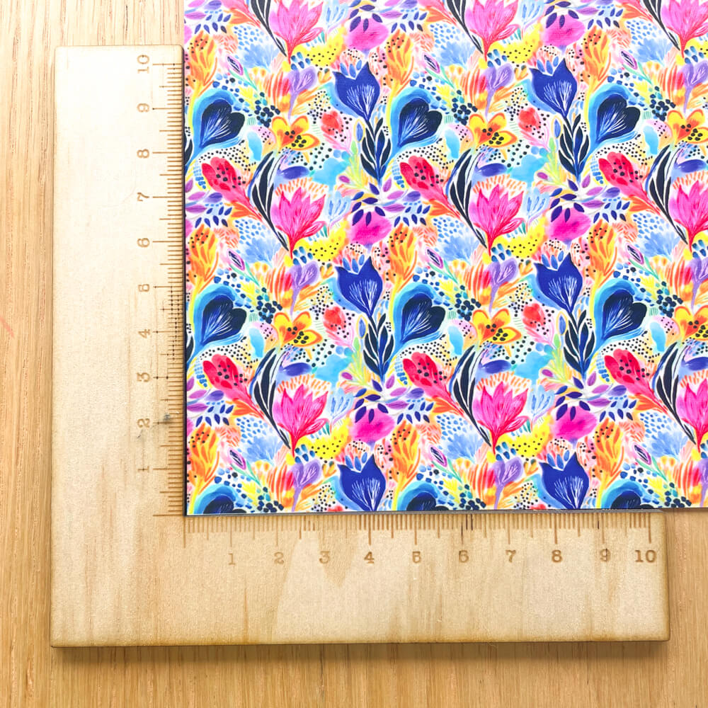 A4 Yupo Paper - Bold Floral - 77